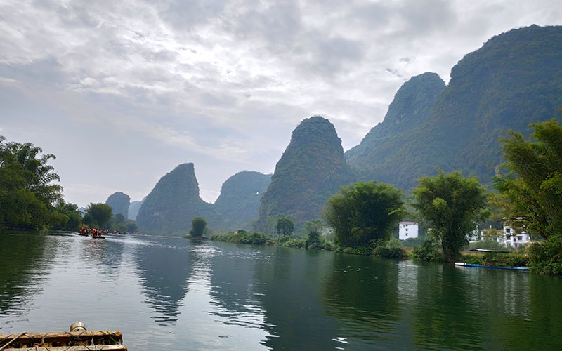 桂林十里畫廊美景